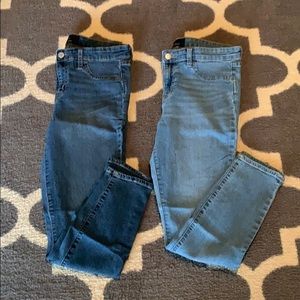 2 pair Gap Favorite Jegging Legging Stretch Jeans